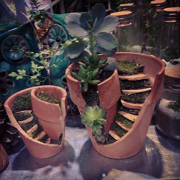 broken flower pot designs 1
