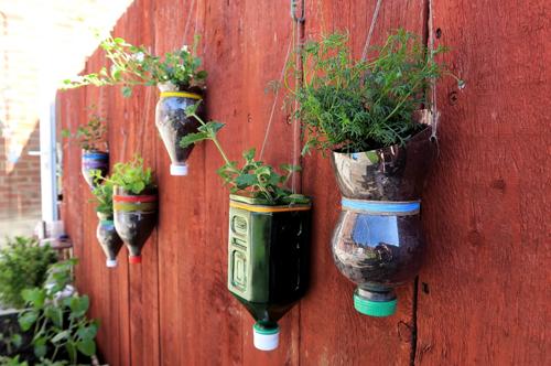 turn your fence into a garden