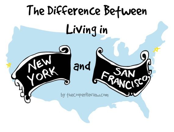 difference between san francisco and nyc 1