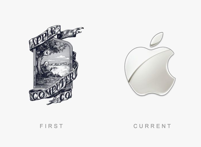 famous logos changed over time 1