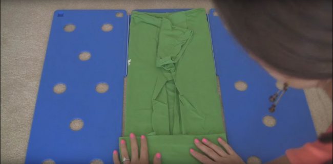 shirt folding technique 5
