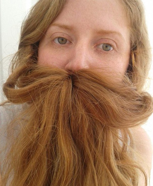 women beards hair design 15