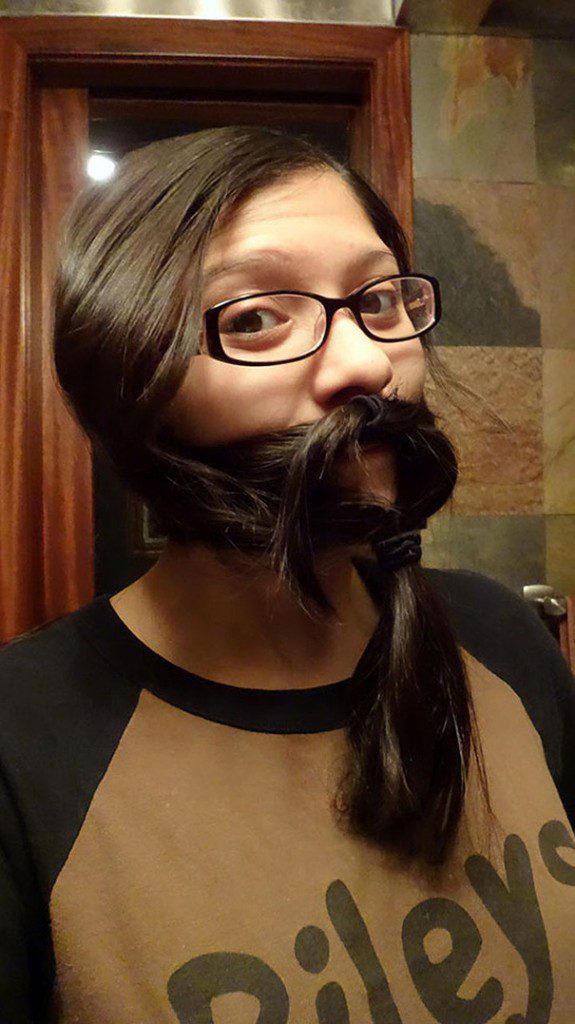 women beards hair design 33