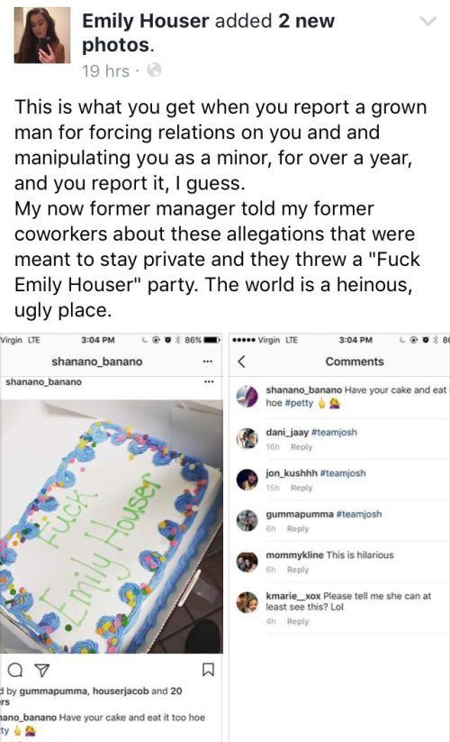 sexual harassment emily houser