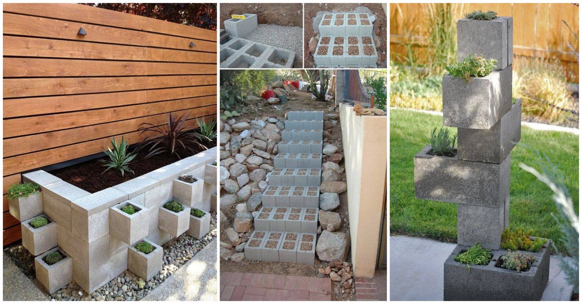 14 Brilliant Ways To Use Cinder Blocks In Your Home - Forgot To Think