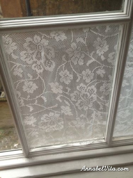 lace window treatment 