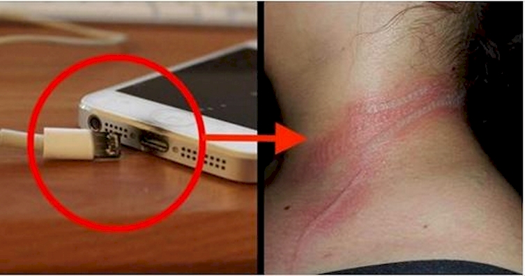 never use phone while charging 