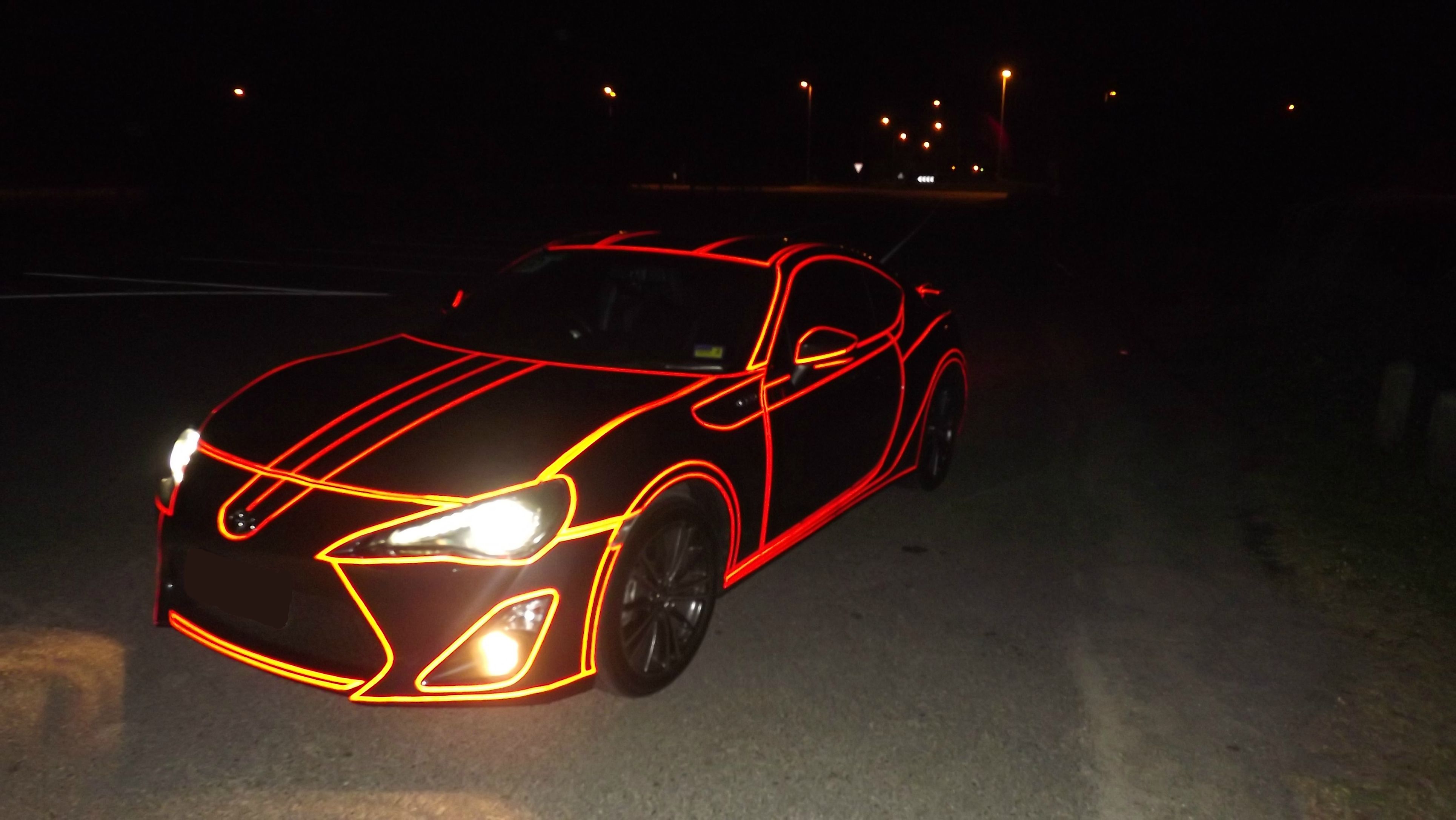 tron inspired car 