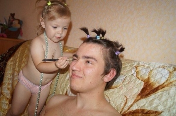 dads whose daughters made them pretty 