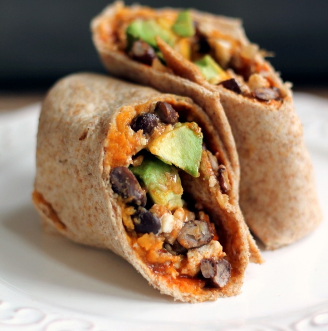 healthy food wraps