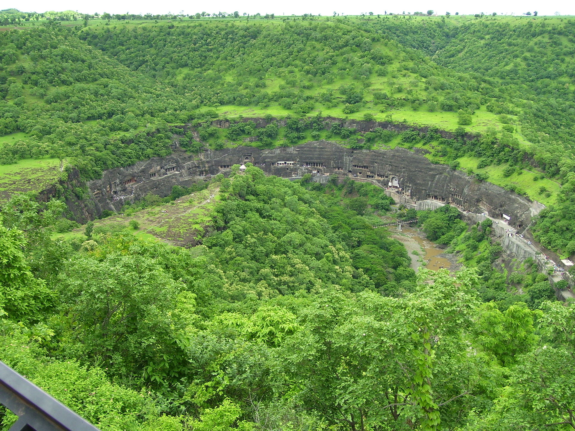 man discovers buddhist caves