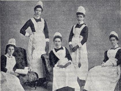 nurses in 1800 