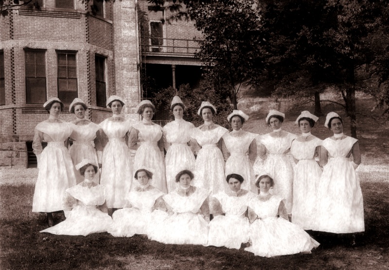 nurses in 1800 
