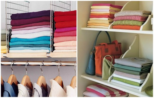 how to arrange your closet