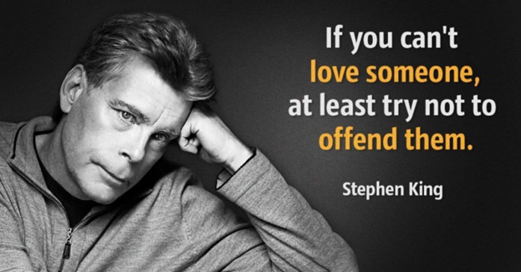 Stephen King Life Advices