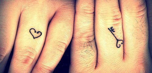 couples wedding ring tattoos 13