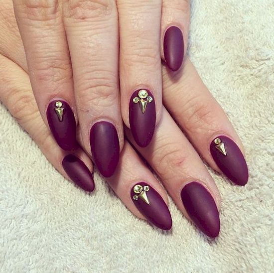purple nail polish ideas 2