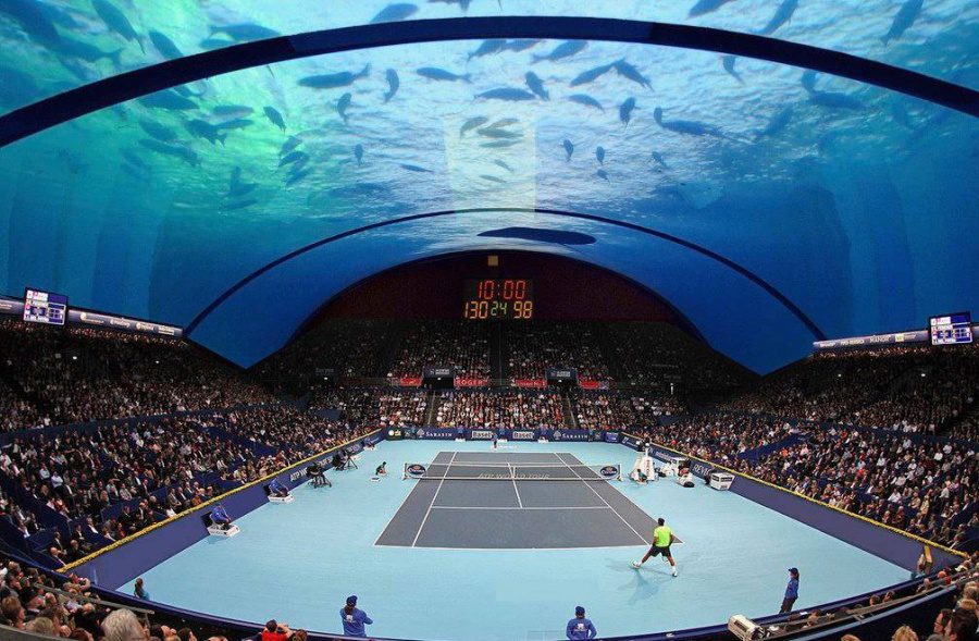 world’s first underwater tennis court 1