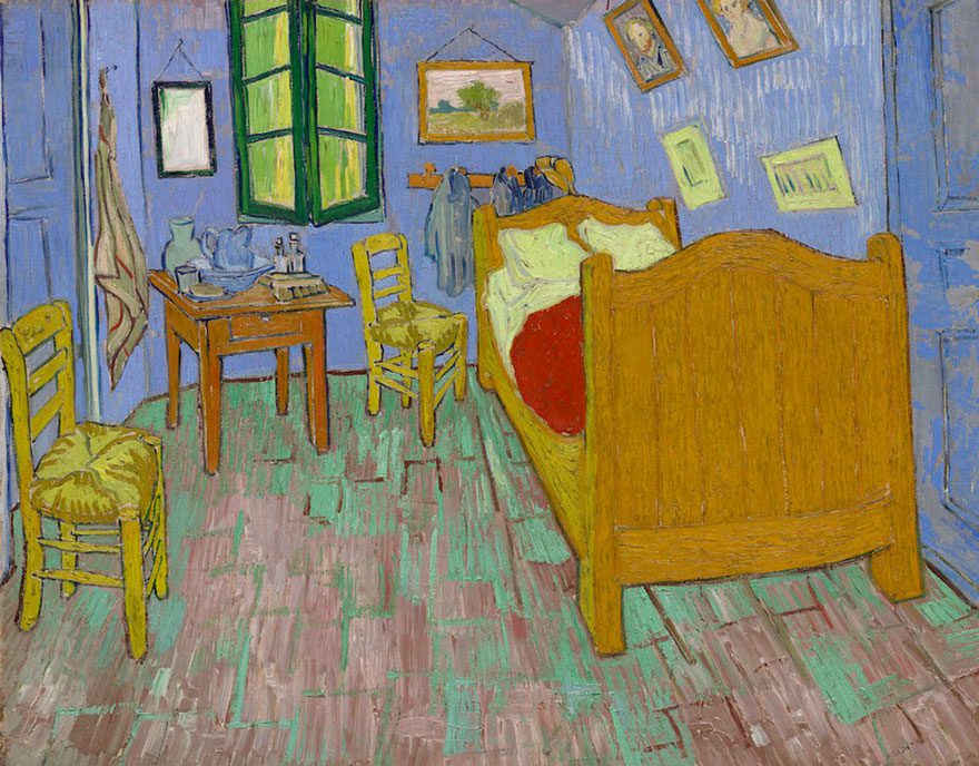artists recreate Van Gogh’s iconic bedroom 2
