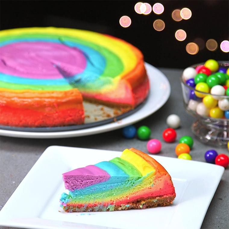 Rainbow Cheesecake1