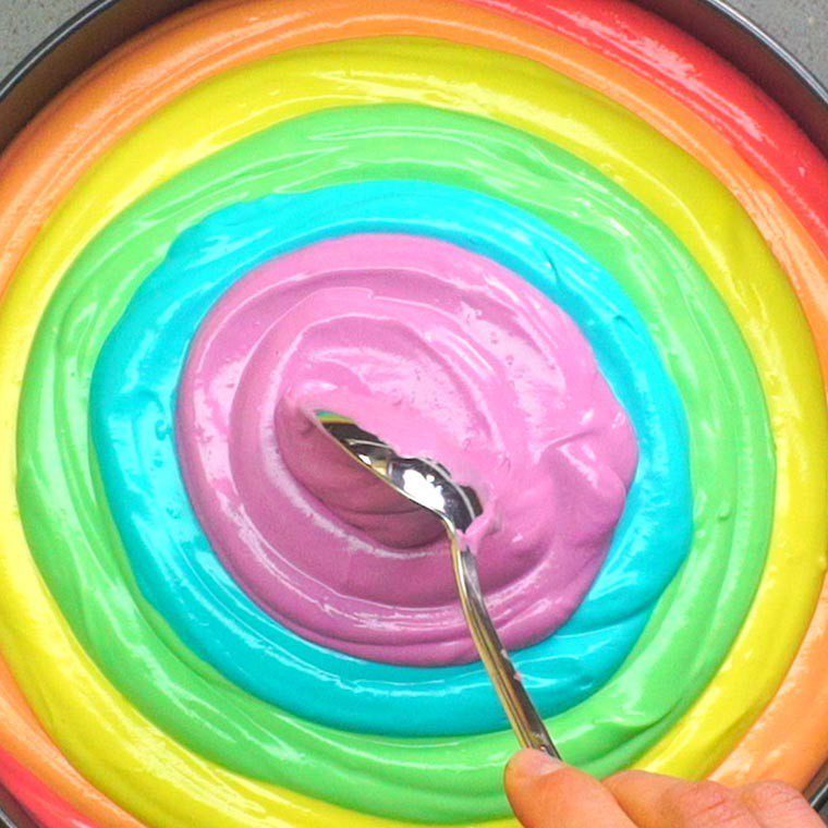 Rainbow Cheesecake10