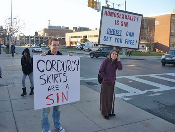 funny protestor signs