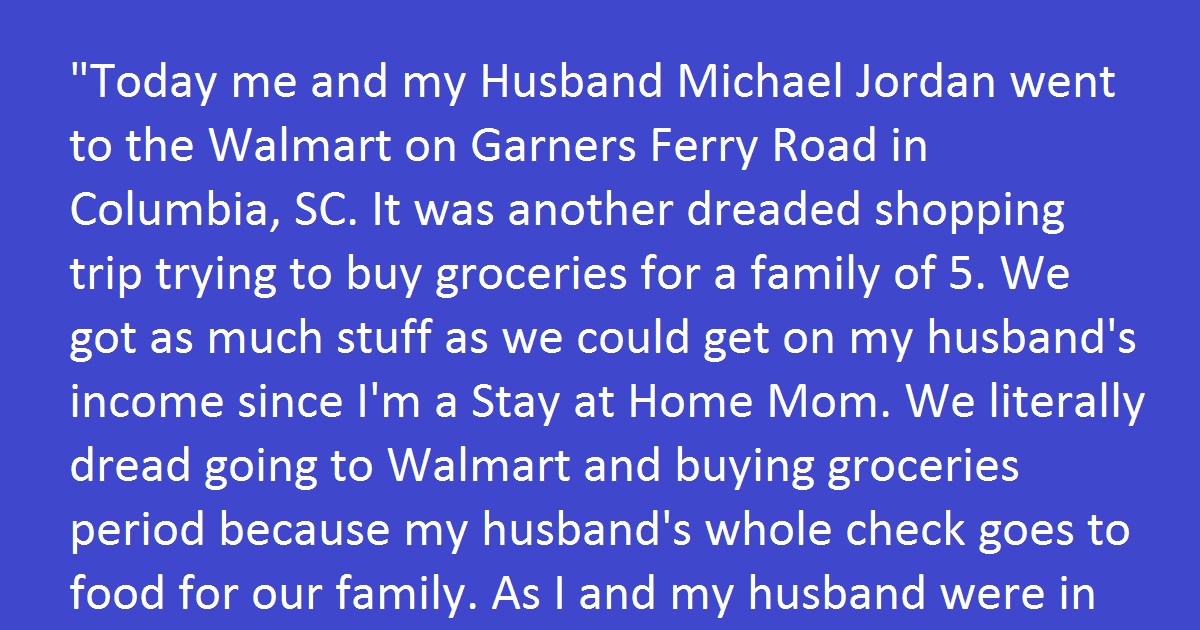 Big Family Had To Put Their Entire Paycheck Towards Groceries, Were Stunned At One Cashier’s Response