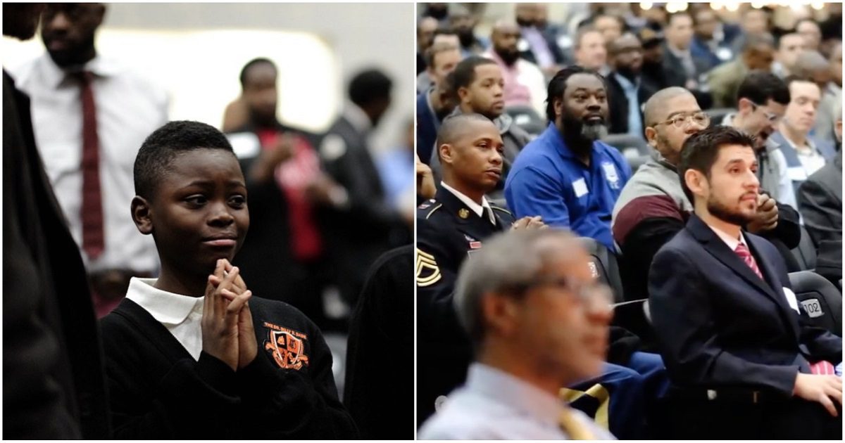 600 Men Show Up To Stand In For Absent Dads At School After Faculty Asked For Just 50 Volunteers