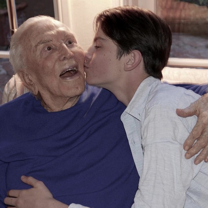 kirk douglas turns 101 family-photos