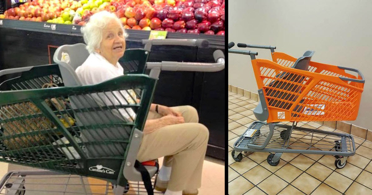 Frustrated Mom Invents Shopping Cart That Helps Seniors And Special Needs Kids