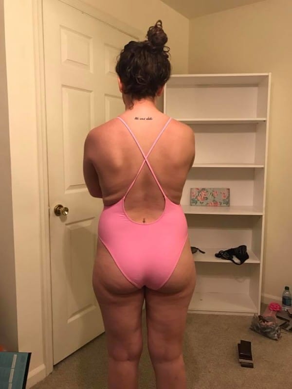 pink bathing suit inappropriate