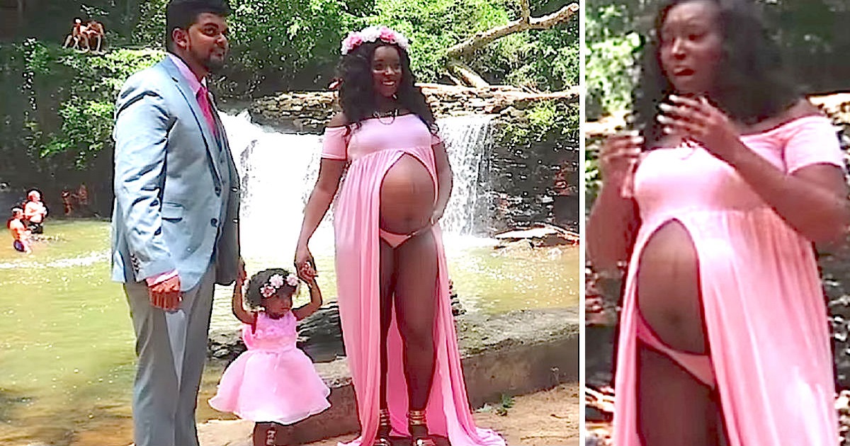 Man Tricks Pregnant Girlfriend Into Posing For Photoshoot And Surprises Her By Popping The Question