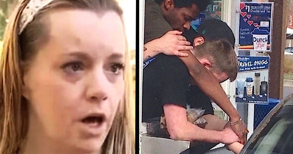 3 Teens Grab Onto Sobbing Woman At Drive-Thru, But Have No Clue The Lady Behind Is Filming