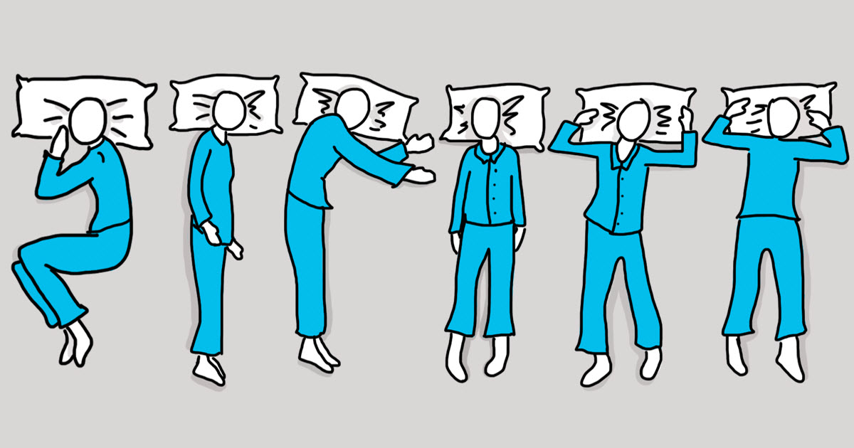 sleep position secret personality