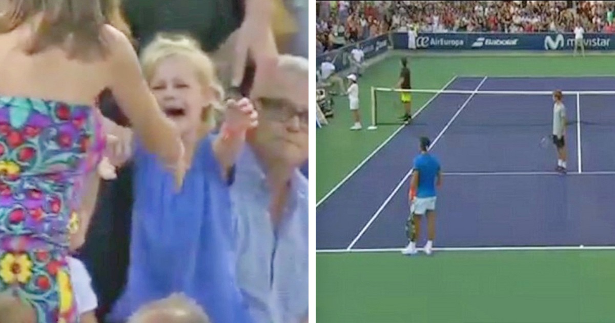 Lost Little Girl Can’t Find Mommy, So Tennis Player Stops The Entire Match