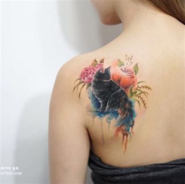 silo watercolor tattoos