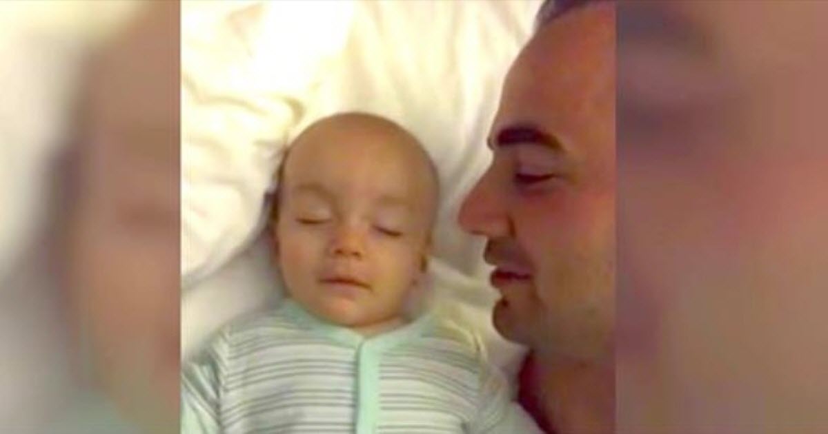 Dad Films Sleeping Baby Son’s Priceless Reaction When He Whispers ‘I Love You’