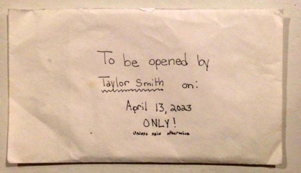 taylor smith secret letter