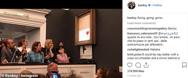 banksy painting auction